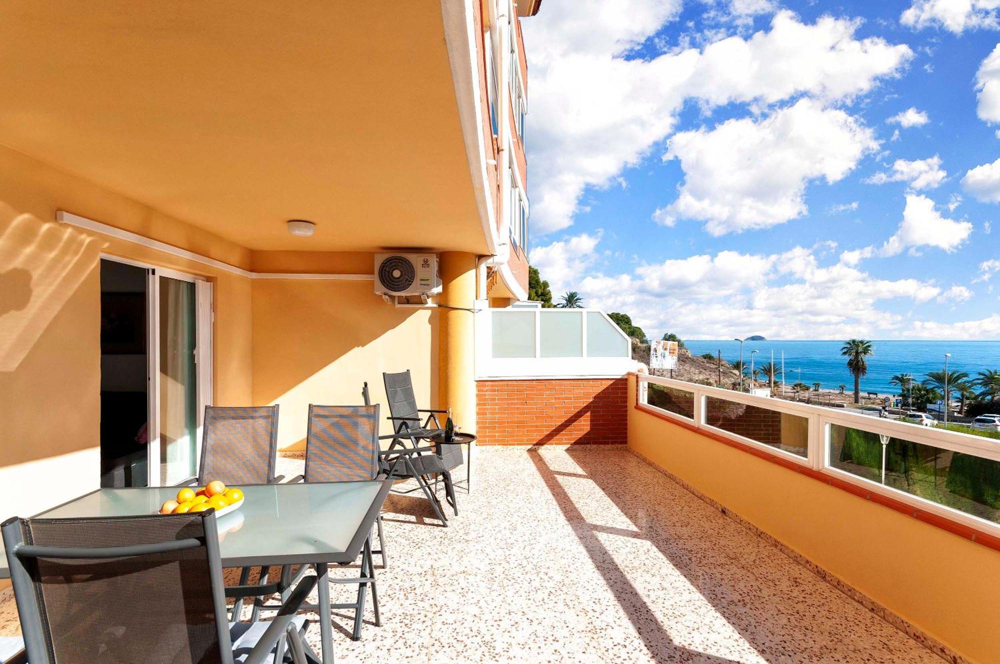Primera Linea, Gran Terraza, Maravillosas Vistas, Alto Standing Villajoyosa Luaran gambar