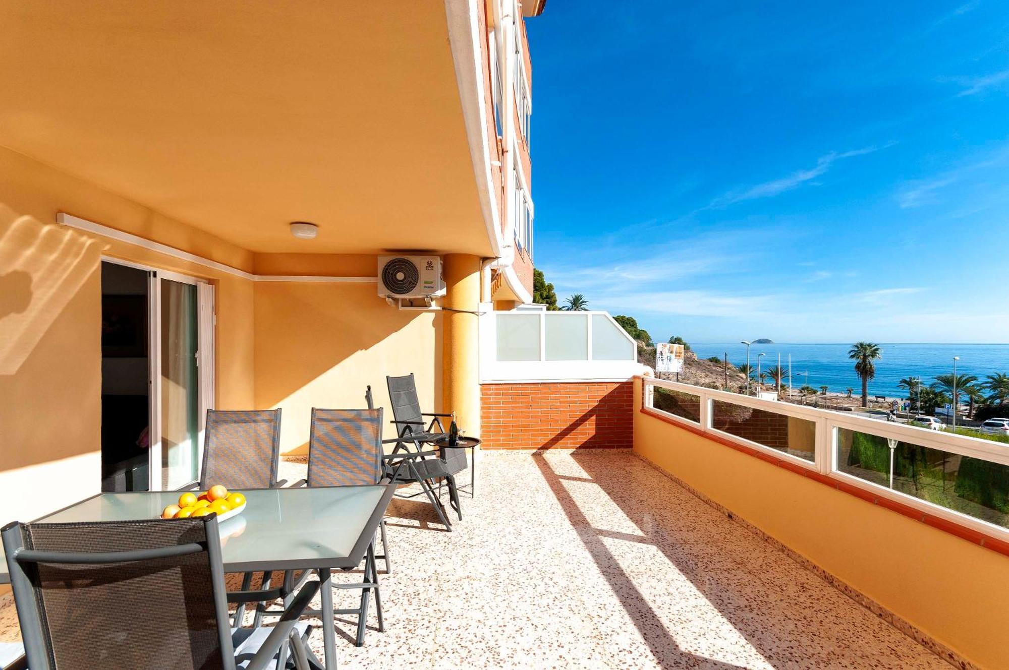 Primera Linea, Gran Terraza, Maravillosas Vistas, Alto Standing Villajoyosa Luaran gambar