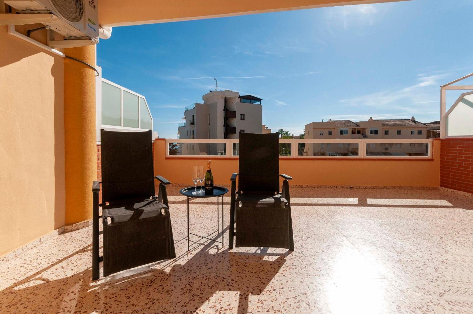 Primera Linea, Gran Terraza, Maravillosas Vistas, Alto Standing Villajoyosa Luaran gambar